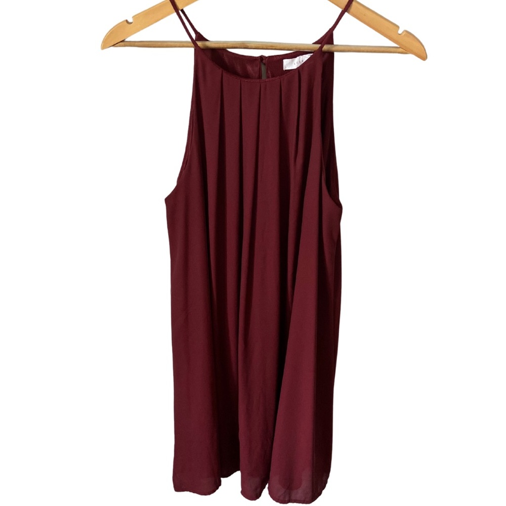 Lush Maroon Dress